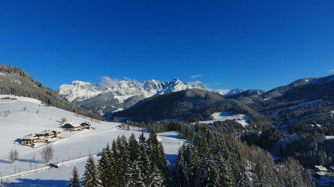 Ferienwohnung Saunahaus Annaberg im Lammertal Exteriör bild