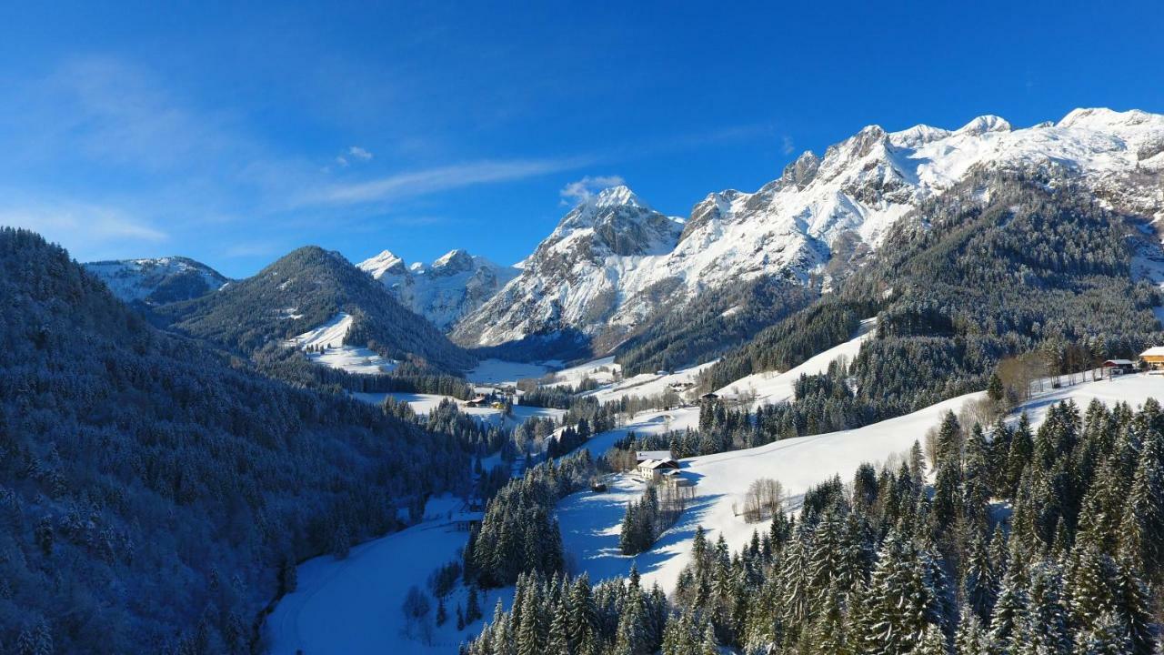 Ferienwohnung Saunahaus Annaberg im Lammertal Exteriör bild